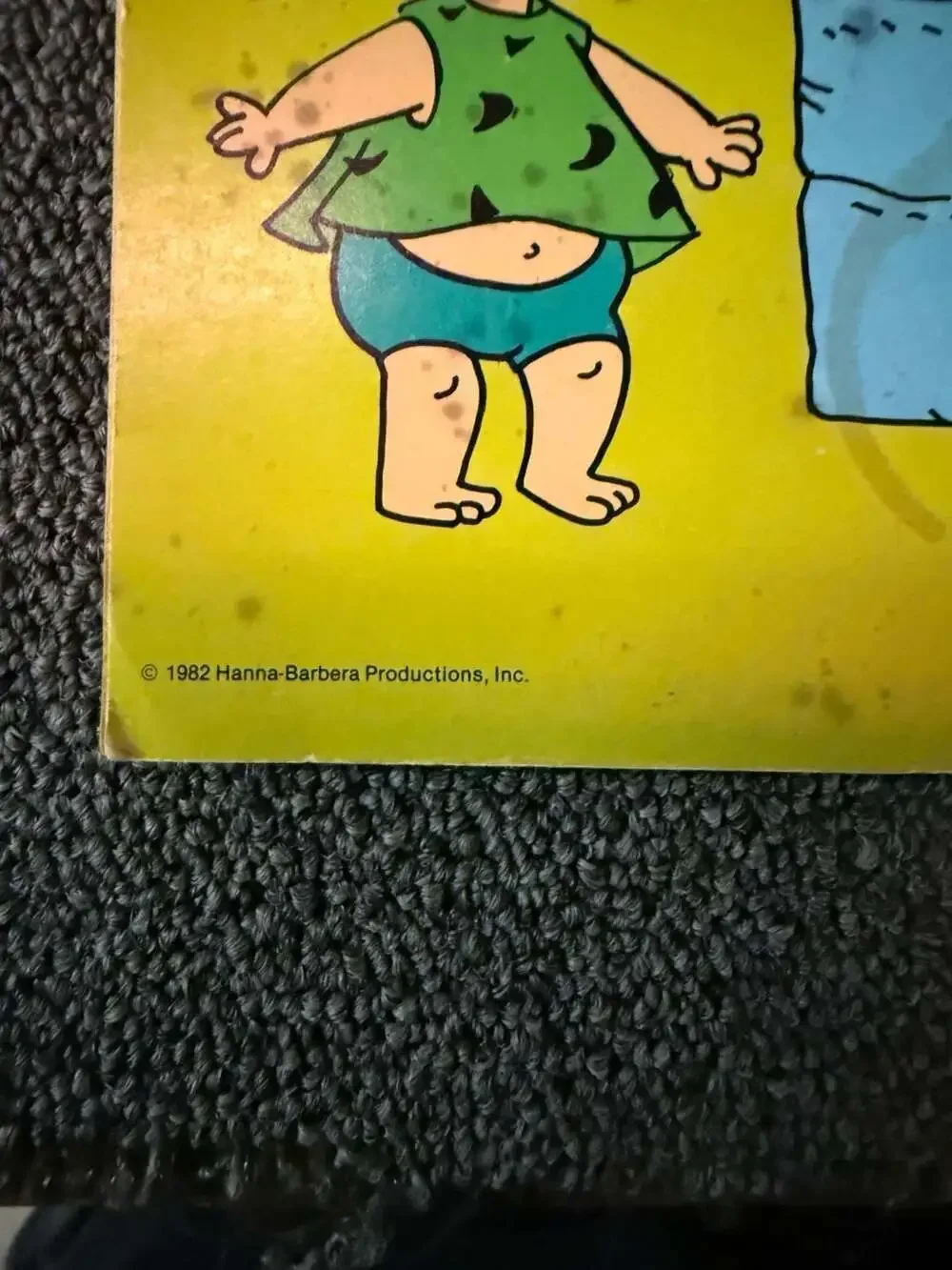 Vintage 1982 Pebbles & Bamm-Bamm's Favorite Activities Activity Book Hanna-Barbe